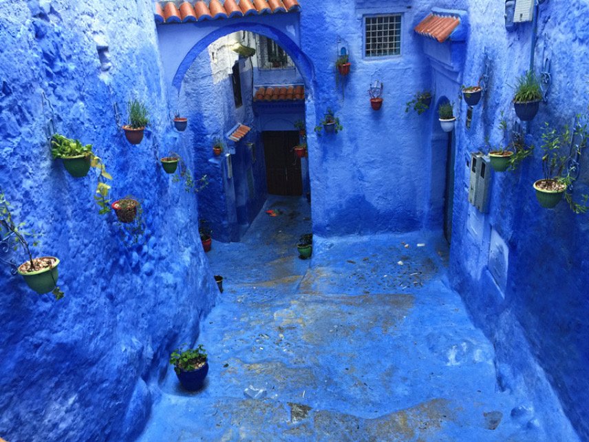 Calles azules de Chefchaouen